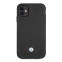 Etui BMW Leather Perforate na iPhone 11 / Xr - czarne
