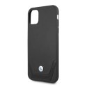 Etui BMW Leather Perforate na iPhone 11 / Xr - czarne