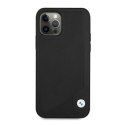 Etui BMW Leather Deboss na iPhone 12 Pro Max - czarne