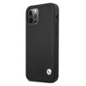 Etui BMW Leather Deboss na iPhone 12 / iPhone 12 Pro - czarne
