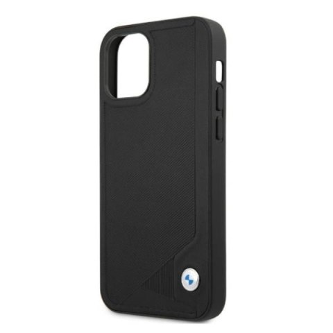 Etui BMW Leather Deboss na iPhone 12 / iPhone 12 Pro - czarne