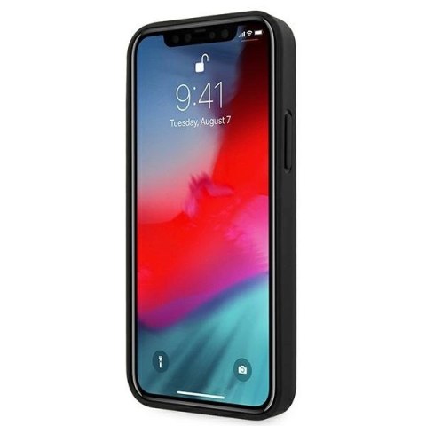 Etui BMW Leather Deboss na iPhone 12 mini - czarne