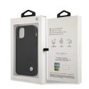Etui BMW Leather Deboss na iPhone 12 mini - czarne