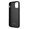 Etui BMW Leather Perforate Sides na iPhone 12 Pro Max - czarne