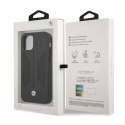 Etui BMW Leather Perforate Sides na iPhone 12 / iPhone 12 Pro - czarne