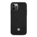 Etui BMW Leather Perforate na iPhone 12 Pro Max - czarne