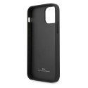 Etui BMW Leather Perforate na iPhone 12 Pro Max - czarne