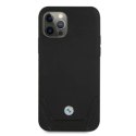 Etui BMW Leather Perforate na iPhone 12 / iPhone 12 Pro - czarne