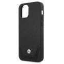 Etui BMW Leather Perforate na iPhone 12 / iPhone 12 Pro - czarne