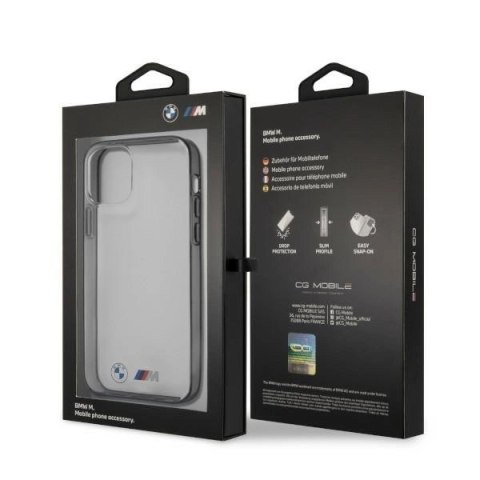 Etui BMW Sandblast na iPhone 12 Pro Max - przezroczyste