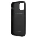 Etui Ferrari On Track Carbon Stripe na iPhone 12 Pro Max - czerwone