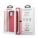Etui Ferrari On Track Carbon Stripe na iPhone 12 Pro Max - czerwone