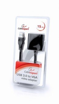 Adapter USB 3.0 -> VGA czarny