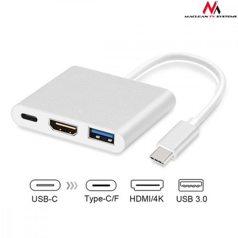 Adapter USB-C - HDMI / USB 3.0 / USB-C MCTV-840