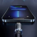 Baseus Crystal Shine Series kabel przewód USB do szybkiego ładowania i transferu danych USB Typ A - Lightning 2,4A 2m czarny (CA