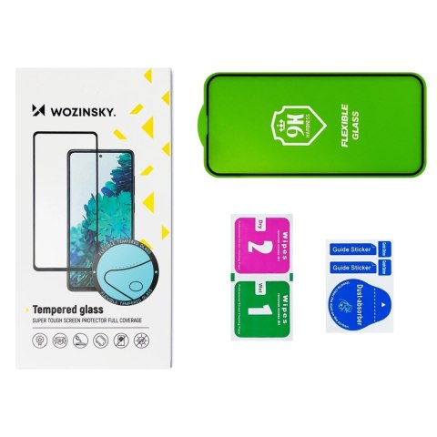 Full Cover Flexi Nano folia szklana szkło hartowane z ramką Moto G60s