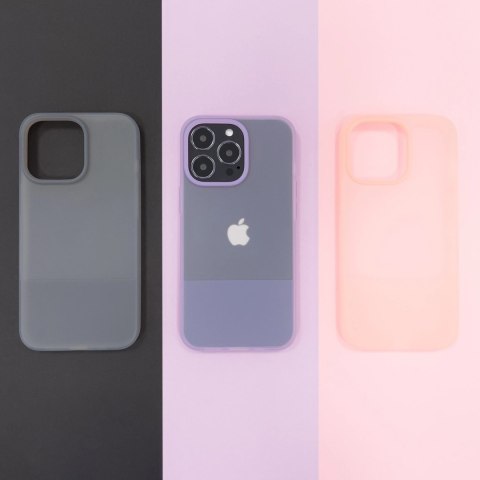 Kingxbar Plain Series etui pokrowiec do iPhone 13 Pro Max silikonowa obudowa szary