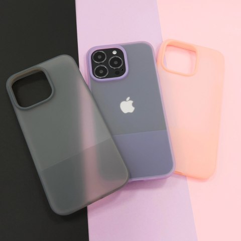Kingxbar Plain Series etui pokrowiec do iPhone 13 silikonowa obudowa szary