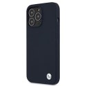 Etui BMW Silicone Signature na iPhone 13 Pro Max 6,7" - granatowe