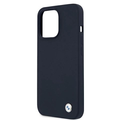 Etui BMW Silicone Signature na iPhone 13 Pro Max 6,7" - granatowe