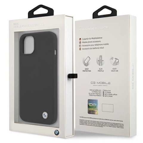 Etui BMW Silicone Signature na iPhone 13 - czarne