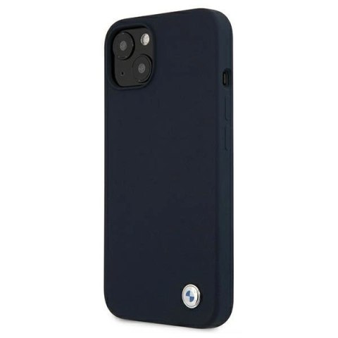 Etui BMW Silicone Signature na iPhone 13 mini - granatowe