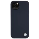 Etui BMW Silicone Signature na iPhone 13 mini - granatowe