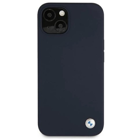 Etui BMW Silicone Signature na iPhone 13 mini - granatowe