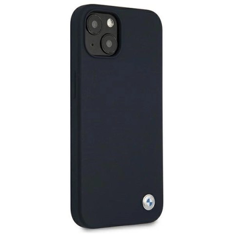 Etui BMW Silicone Signature na iPhone 13 mini - granatowe
