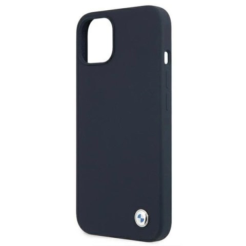 Etui BMW Silicone Signature na iPhone 13 mini - granatowe