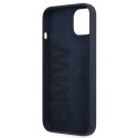 Etui BMW Silicone Signature na iPhone 13 mini - granatowe