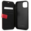 Etui Ferrari On Track Carbon Stripe na iPhone 13 mini - czerwone