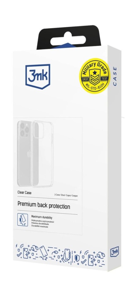 Etui 3mk Clear Case na Samsung Galaxy S21 Ultra 5G - przezroczyste