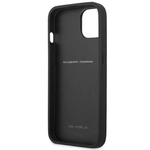 Etui Ferrari On Track Carbon Stripe na iPhone 13 mini - czarne