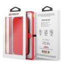 Etui Ferrari On Track Carbon Stripe na iPhone 13 mini - czerwone