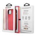 Etui Ferrari On Track Carbon Stripe na iPhone 13 mini - czerwone