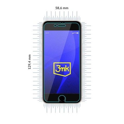 Szkło hybrydowe 3mk FlexibleGlass™ na iPhone SE 2020 / iPhone SE 2022