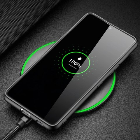 Dux Ducis Fino etui pokrowiec pokryty nylonowym materiałem Samsung Galaxy S22+ (S22 Plus) niebieski