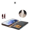 Dux Ducis Hivo skórzane etui z klapką pokrowiec ze skóry naturalnej portfel na karty i dokumenty Samsung Galaxy S22+ (S22 Plus) 
