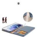 Dux Ducis Hivo skórzane etui z klapką pokrowiec ze skóry naturalnej portfel na karty i dokumenty Samsung Galaxy S22+ (S22 Plus) 