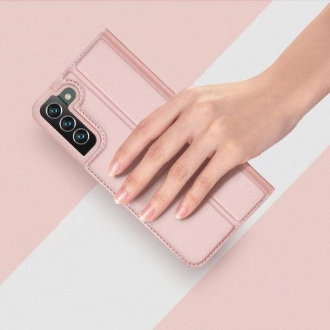 Dux Ducis Skin Pro kabura etui pokrowiec z klapką Samsung Galaxy S22+ (S22 Plus) różowy