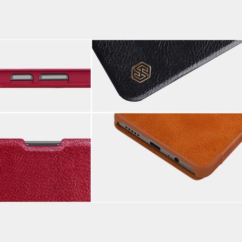 Etui Nillkin Qin Case do Xiaomi Redmi Note 11 Pro+ (China) / Redmi Note 11 Pro (China) / Mi11i HyperCharge z klapką - czarne