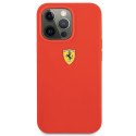 Etui Ferrari Silicone na iPhone 13 Pro Max - czerwone