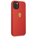 Etui Ferrari Silicone na iPhone 13 mini - czerwone