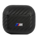 Etui BMW PU Carbon M Collection na AirPods 3 - czarne