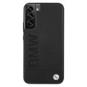 Etui BMW Signature Logo Imprint na Samsung Galaxy S22+ - czarne