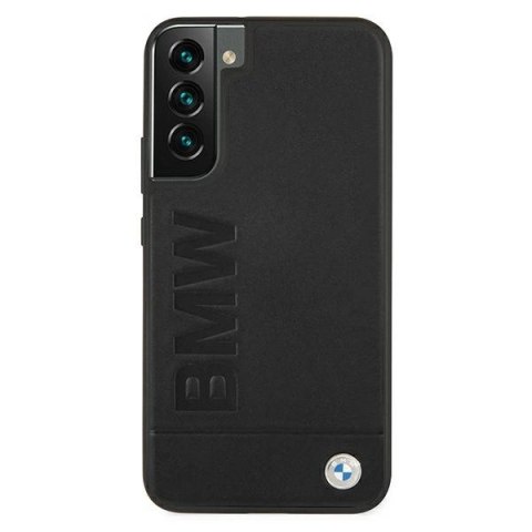 Etui BMW Signature Logo Imprint na Samsung Galaxy S22+ - czarne