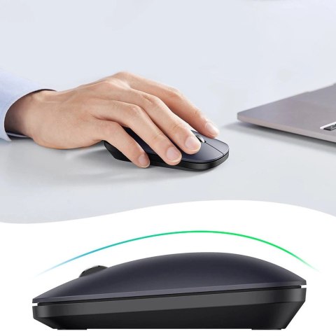 Ugreen poręczna myszka bezprzewodowa USB zielony (MU001)