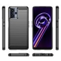 Carbon Case elastyczne etui pokrowiec Realme 9 Pro czarny