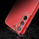 Dux Ducis Yolo eleganckie etui pokrowiec ze skóry ekologicznej Samsung Galaxy S22+ (S22 Plus) czerwony